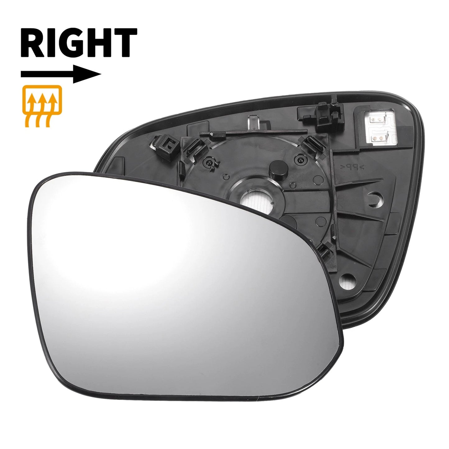Right Side Mirror Glass w/ Backing Plate Heated for Toyota Tacoma (1995–2024)