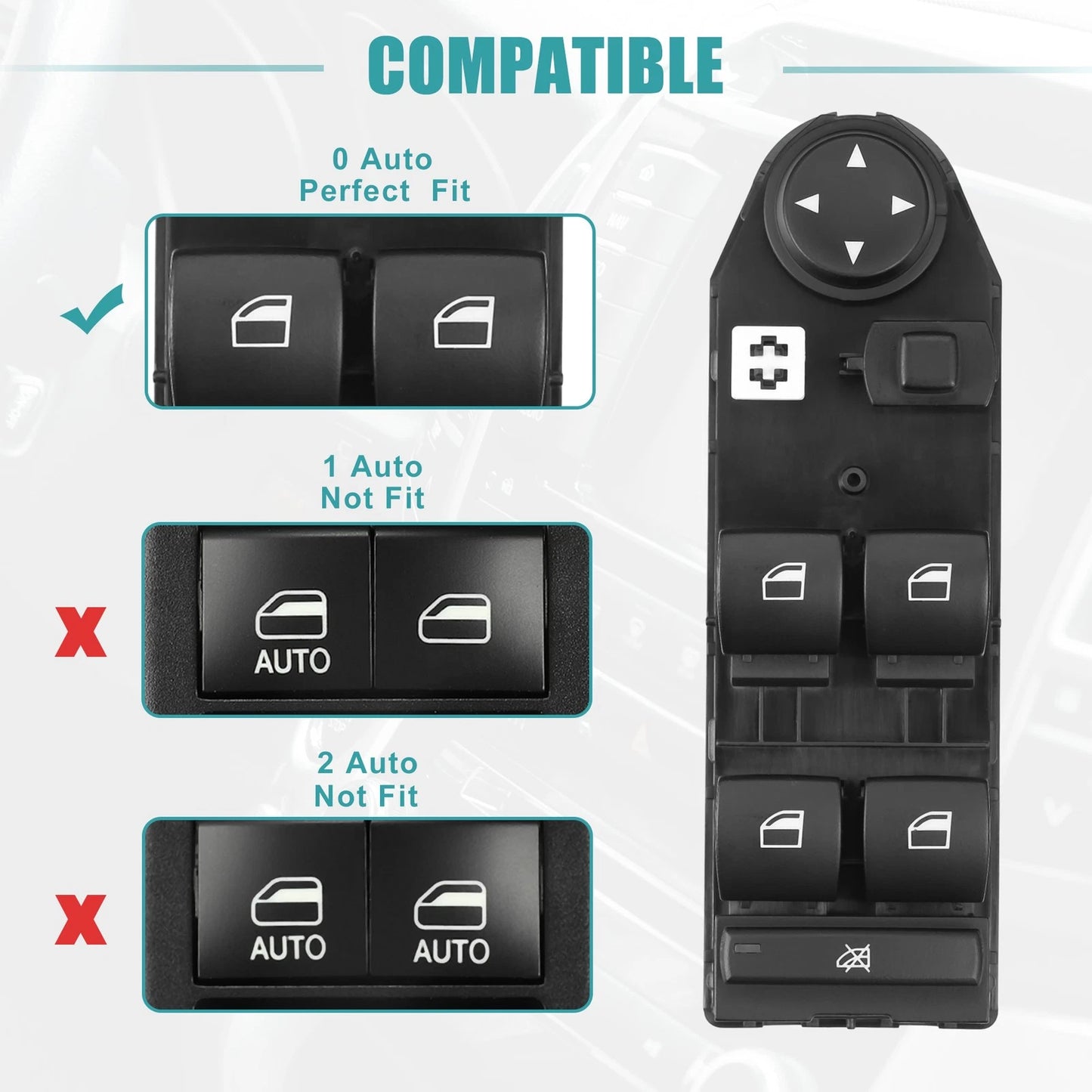 4pin Power Window Switch for BMW X3 E83 (2004 - 2010)