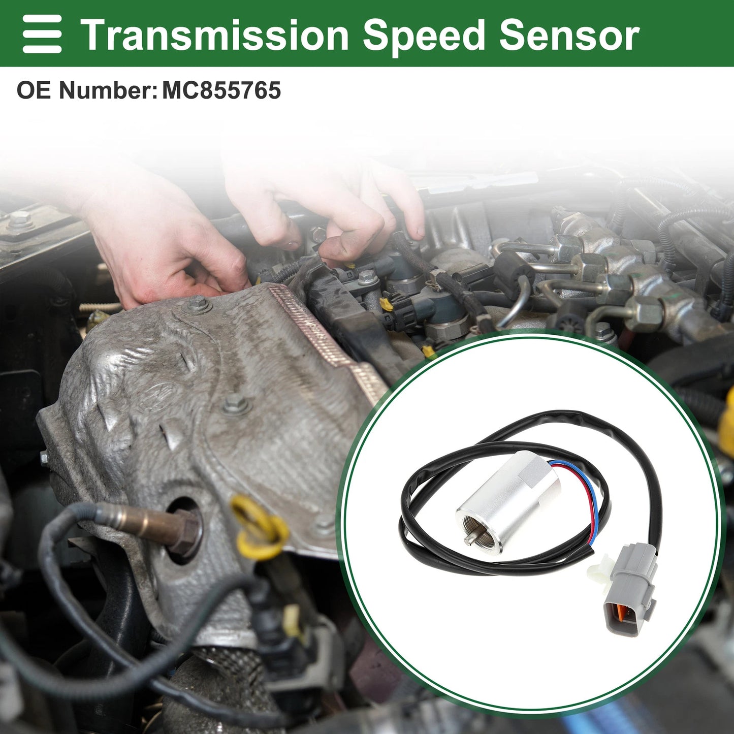 Transmission Speed Sensor for Mitsubishi Fuso Truck (MC855765)
