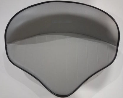 Boat Stand Up Pro Seat Grey/Black Piping Marine Grade Vinyl Seat Only