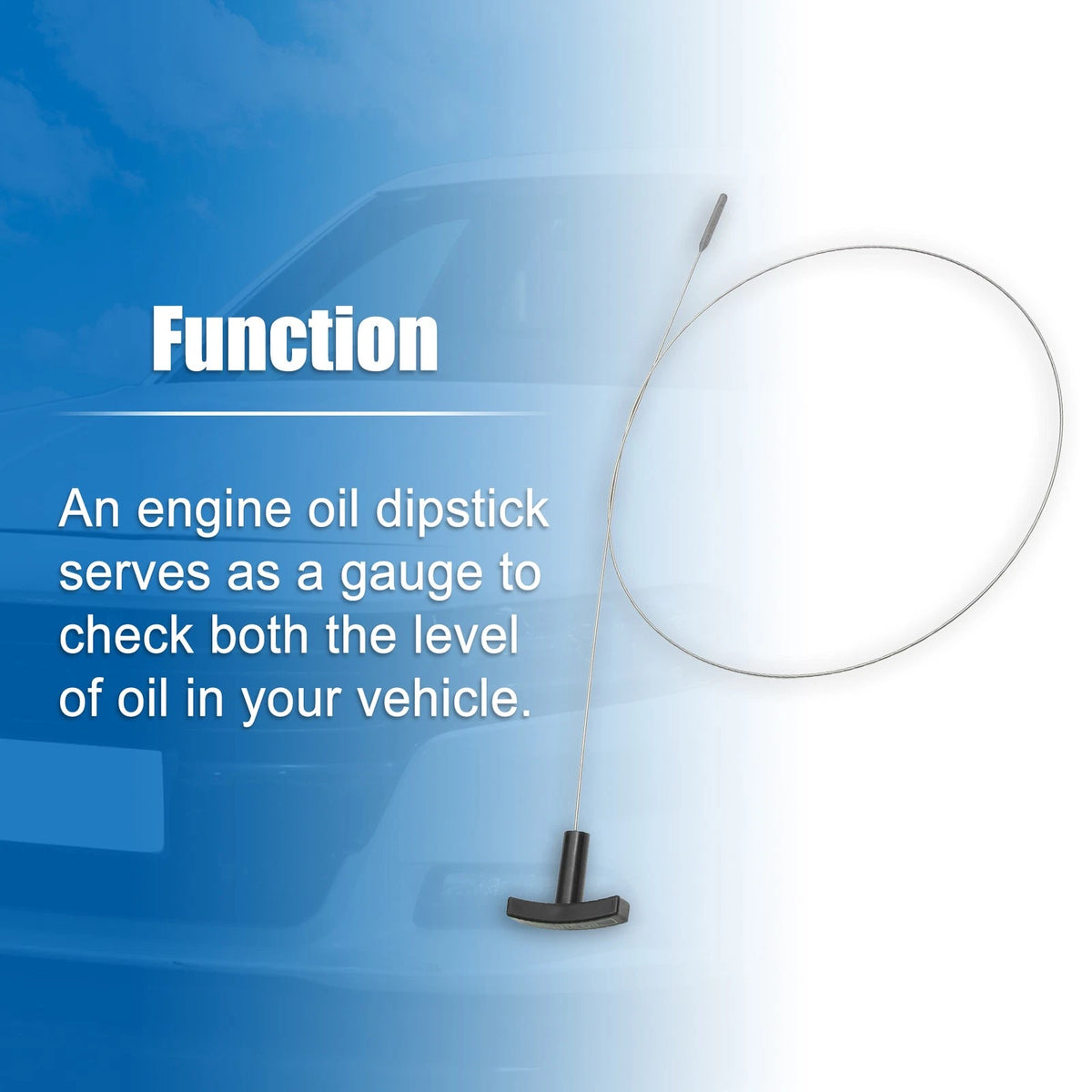 Engine Oil Dipstick for Ford F-250 Super Duty 6.0L (2003-2007)