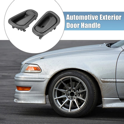 2 x Front Rear Interior Door Handles for Toyota  Gray