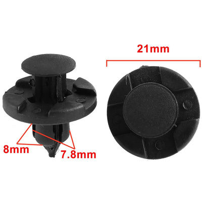30 Pcs Black Plastic Rivet Clips for Nissan Teana Tiida (2004-2019)