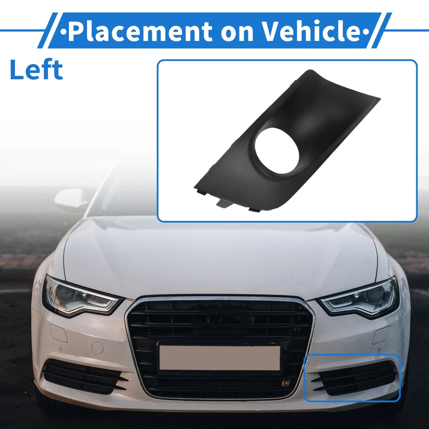 Front Left Fog Light Grill for Subaru Legacy (2010-2014)