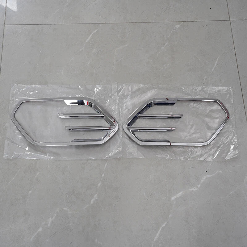 Chrome Front Fog Light Lamp Cover Trim for Ford Escape Kuga (2017-2019) 2 x