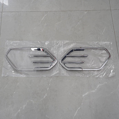 Chrome Front Fog Light Lamp Cover Trim for Ford Escape Kuga (2017-2019) 2 x