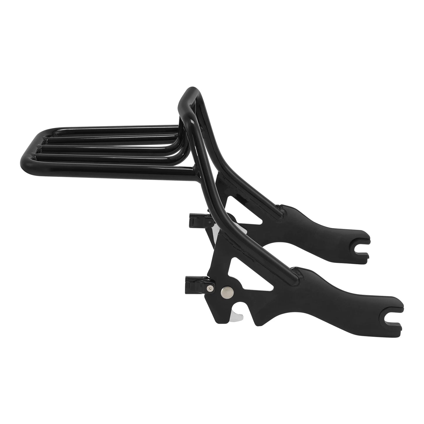 Black Two-Up Luggage Rack for Harley Sport Glide Low Rider FXLRST FLSB (18-25)