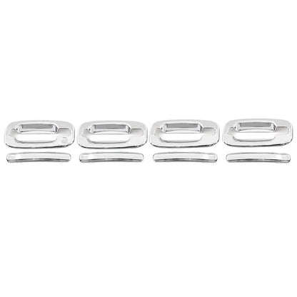 8x Chrome Door Handle Covers for 99-06 Chevy Silverado GMC Sierra 1500