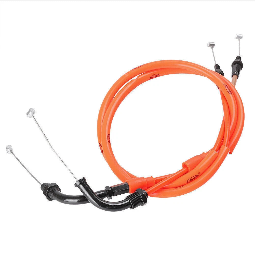 Orange Throttle Cables for Honda CBR1000RR (2008-2011)
