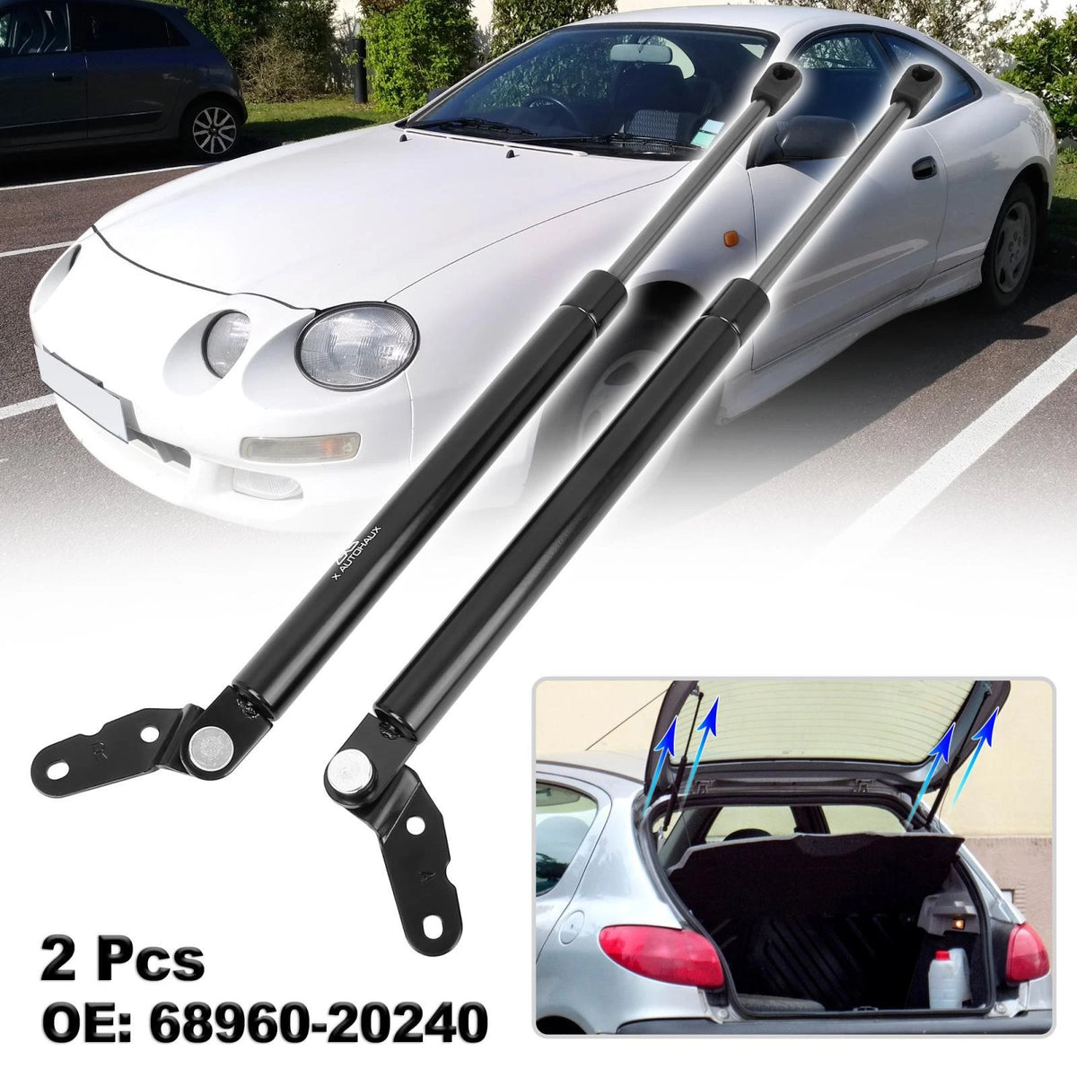 2 x Rear Boot Lift Supports for Toyota Celica (2000-2005)