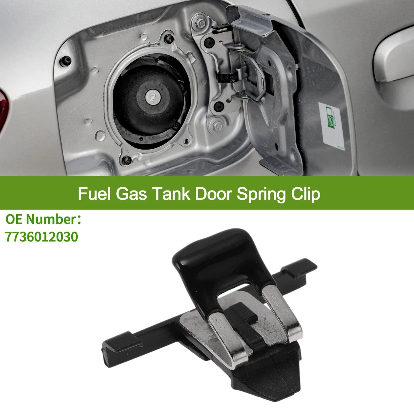 Fuel Gas Tank Door Spring Clip for Toyota Celica (1990-1993) 1 Pc