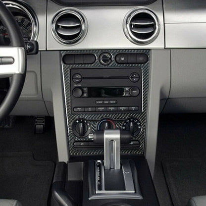 Carbon Fiber AC Control Panel Cover for Ford Mustang (2005-2009)