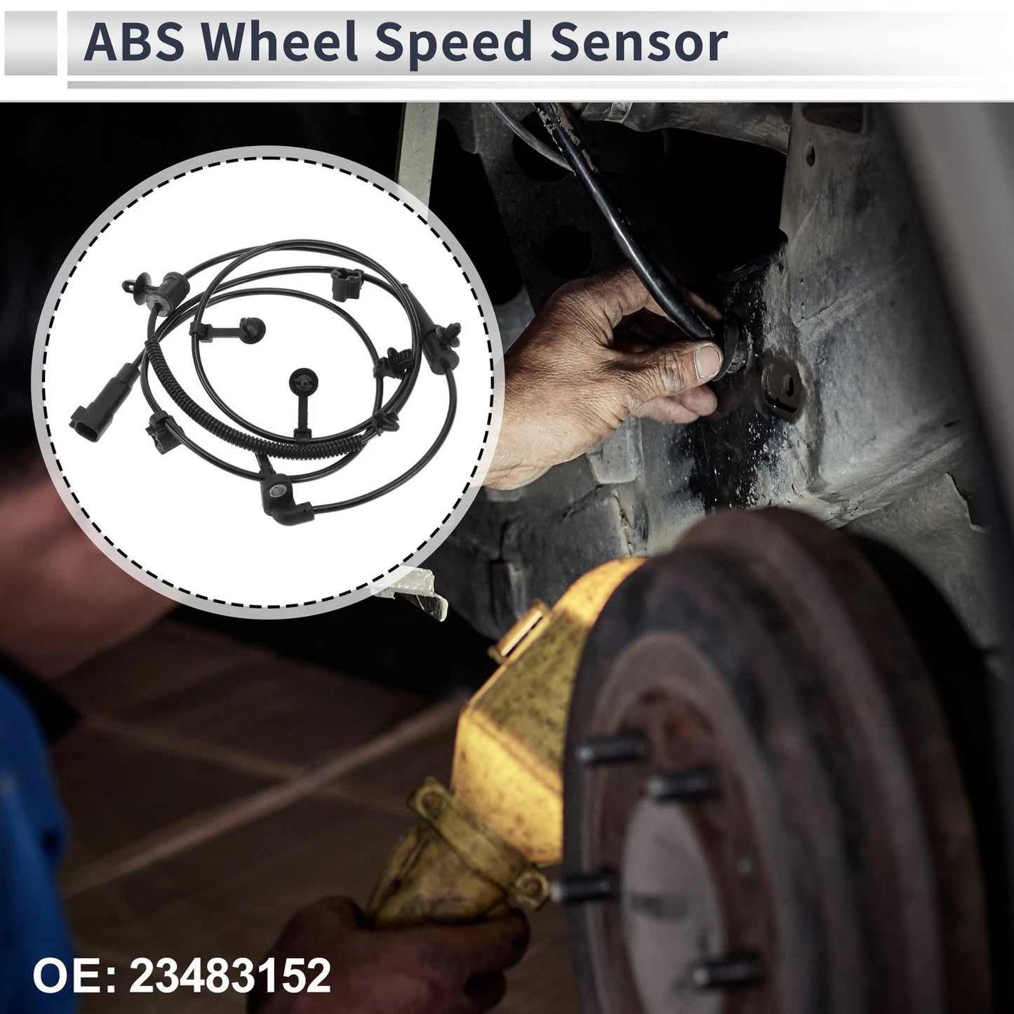 ABS Wheel Speed Sensor 1 pc Rear Right for Chevrolet Malibu (2013–2015)