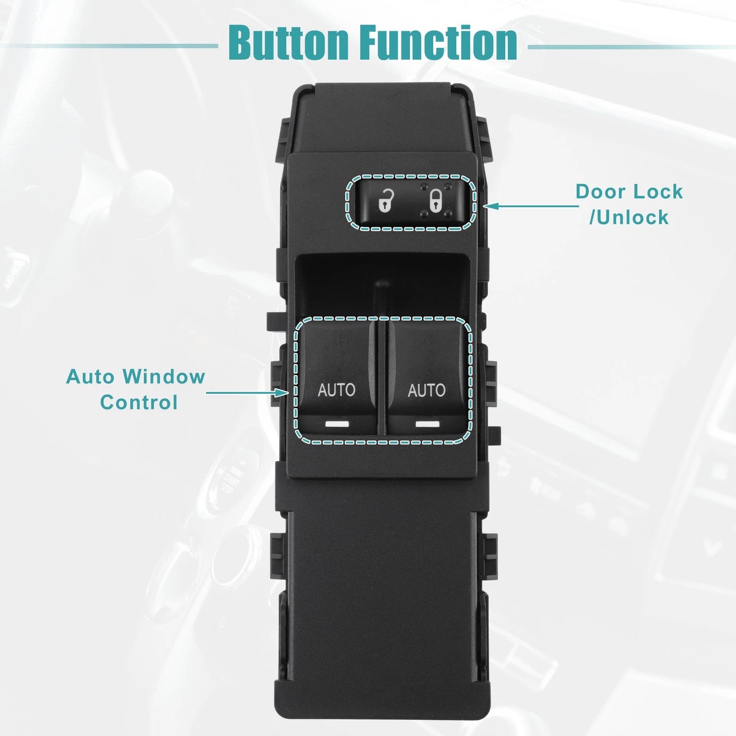 Front Left Window Switch for Dodge Challenger (2011-2014)