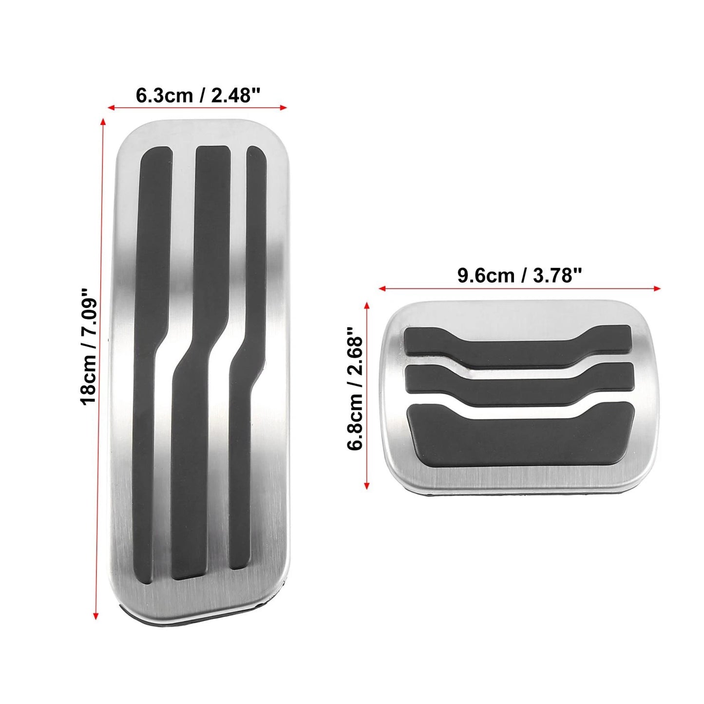 Accelerator Brake Pedal Pad Cover Kit for Ford Explorer (2010-2019)