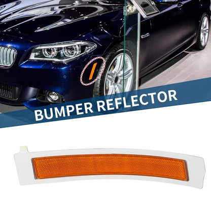 Bumper Reflector for BMW 550i GT (2010-2015) 1 x Front Left