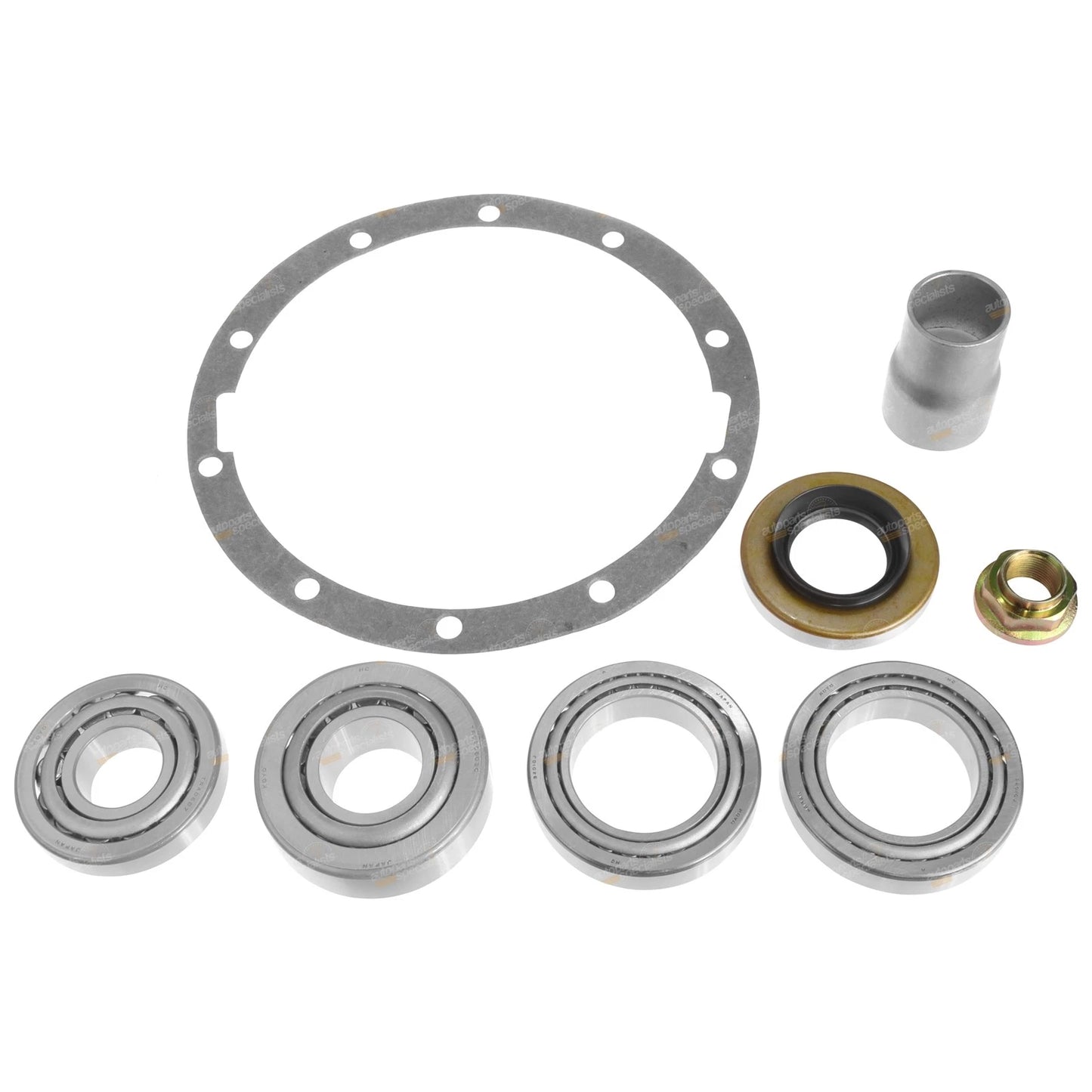 Rear LSD Diff Bearing Rebuild Kit + Oil for Toyota LN60 LN61 LN130 (1985–1996)