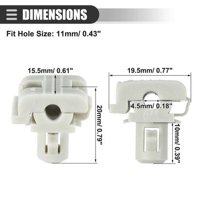 25 x Tailgate Door Lock Rod Latch Clips for Chevrolet (No.16629990)