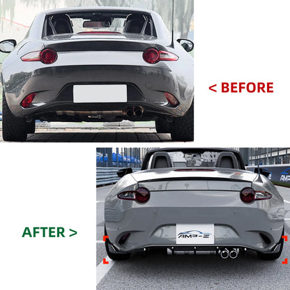 Rear Bumper Diffuser Lip Cover for Mazda MX-5 Miata ND (2016-2025)