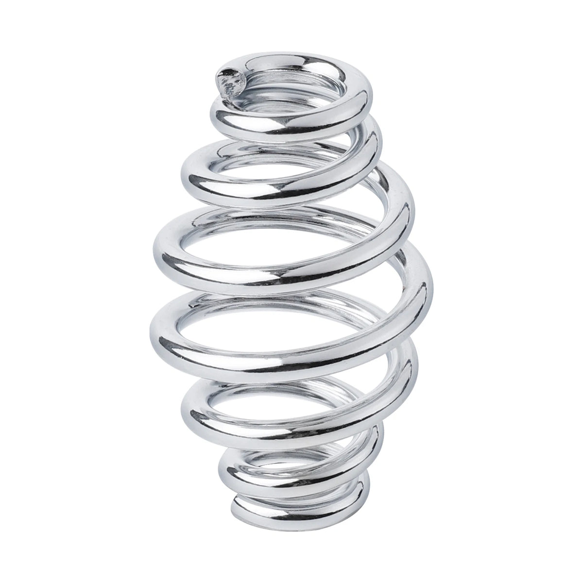 Chrome 3" Barrel Coiled Solo Seat Springs for Harley Bobber Softail Chopper
