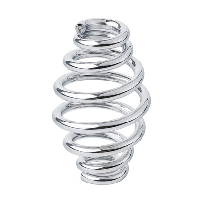 Chrome 3" Barrel Coiled Solo Seat Springs for Harley Bobber Softail Chopper