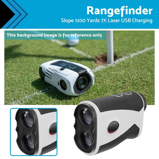 1200 Yards Laser Range Finder 7X Magnification for Golf - USB Charge