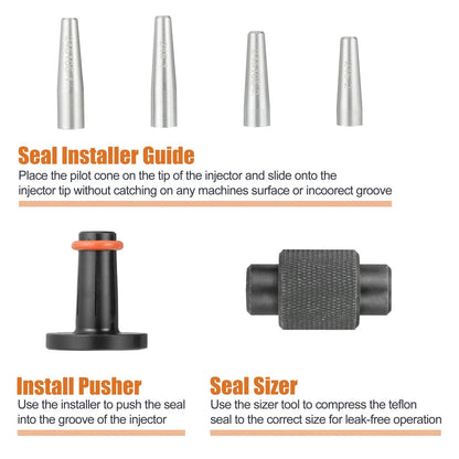 6pcs Fuel Injector Seal Installer Tool for GM Subaru