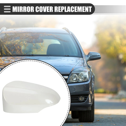 Left Side Mirror Cover Cap White for Toyota Yaris