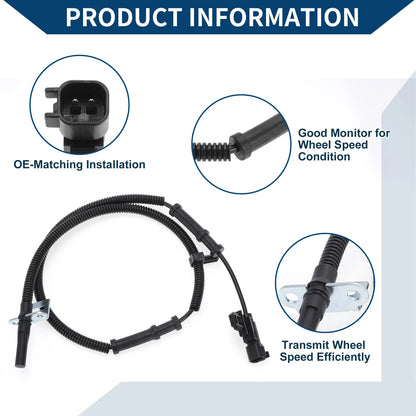 ABS Wheel Speed Sensor for GMC Savana 3500/4500 Right