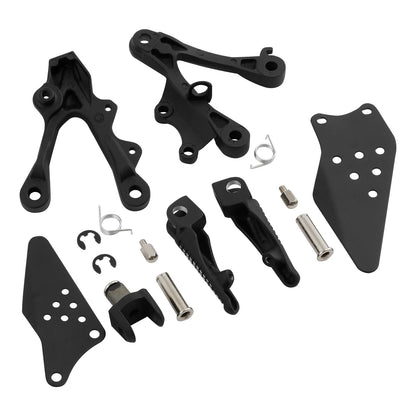 Front Footpegs Peg Footrest Bracket for Kawasaki Ninja ZX6R (2009 - 2018)