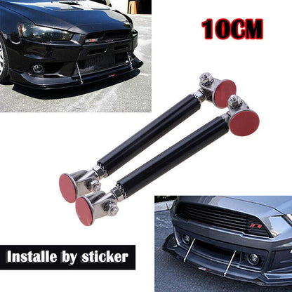 4"-6" Front Bumper Lip Splitter Strut Rod Tie Support Bar for Honda