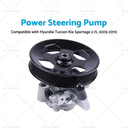 Power Steering Pump for Hyundai Tucson, Kia Sportage 2.7L (2005-2010)