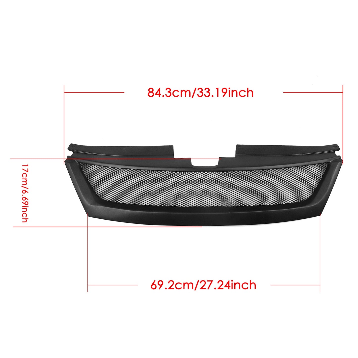 Front Bumper Grille Mesh for Mitsubishi Outlander (2007-2009)