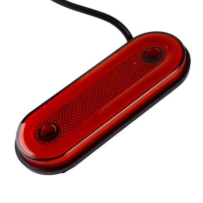 1x Oval Side Marker Indicator Light for Trailer Truck Lorry