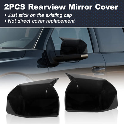 Left Right Side Rearview Mirror Covers for Ford F150 (2015-2020)