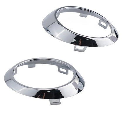 1 Pair Chrome L+R Bumper Fog Light Bezel Ring Cover for Benz W251 R320 (2006–2012)