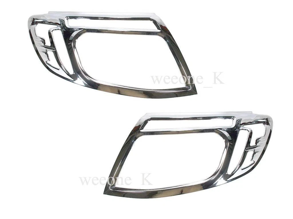 Chrome Headlight Covers for Ford Ranger T6 (2012-2015)