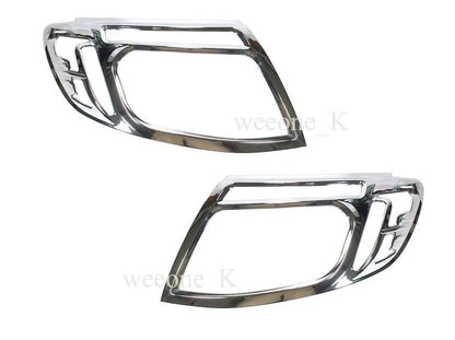 Chrome Headlight Covers for Ford Ranger T6 (2012-2015)