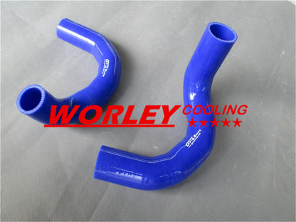 Aluminum Radiator & Blue Silicone Hose for Holden EJ/EH 179 2.9L L6 (1962-1965)