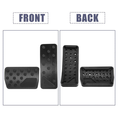 Car Brake Pedal Pad & Gas Accelerator Cover for Jeep (2011-2021) Black