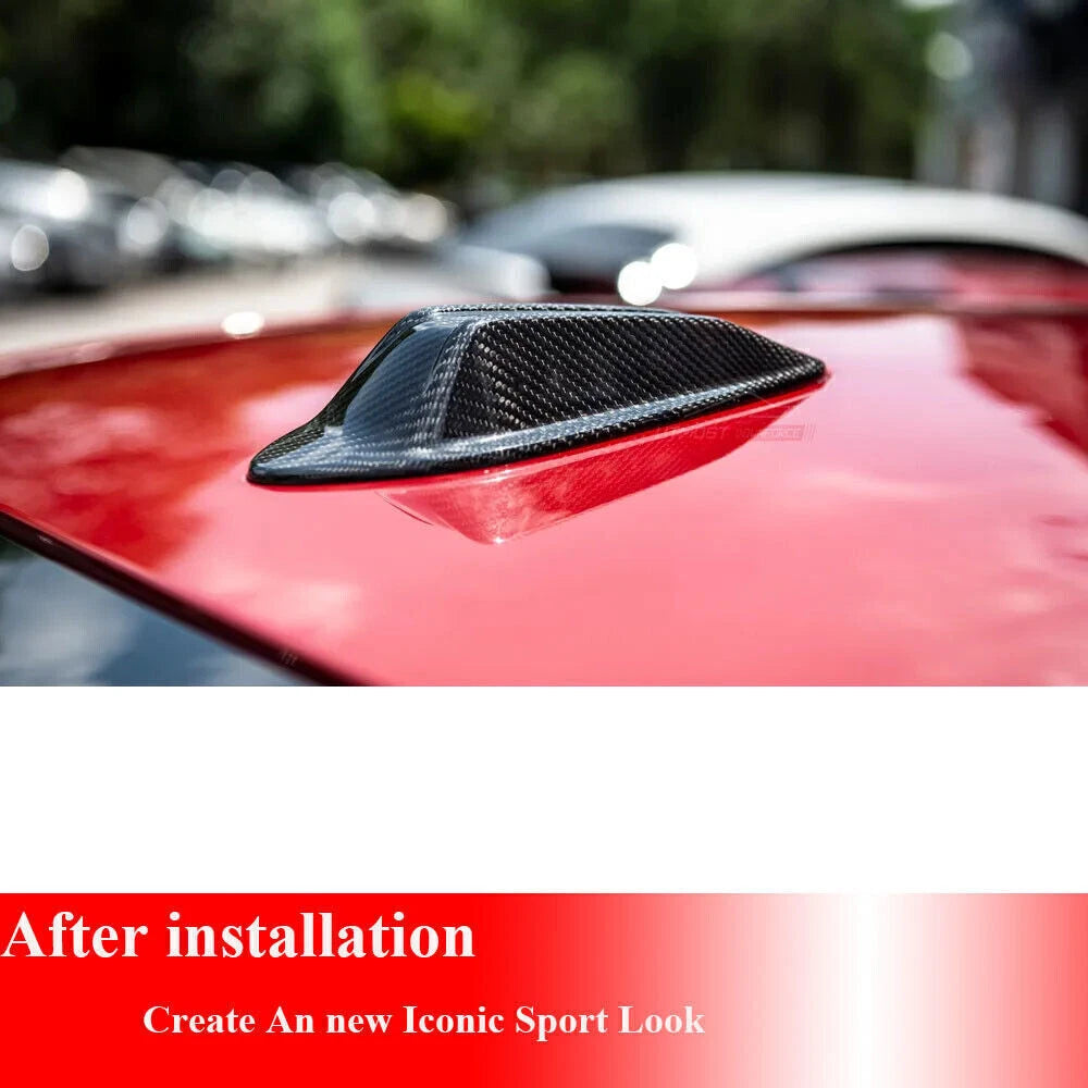 Real Carbon Fiber Roof Shark Fin Antenna Cover for BMW G20 G80 G26 G42 G87