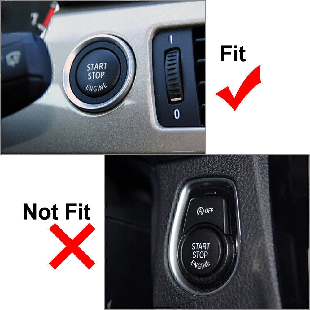 Blue Engine Start Stop Switch Button Cover for BMW F10 F15 F16 F22 (2011-2019)