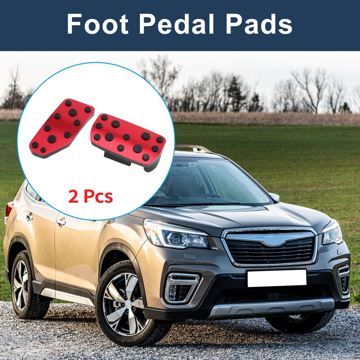 Automatic Foot Accelerator Pedal Covers for Subaru Forester (2019-2021)
