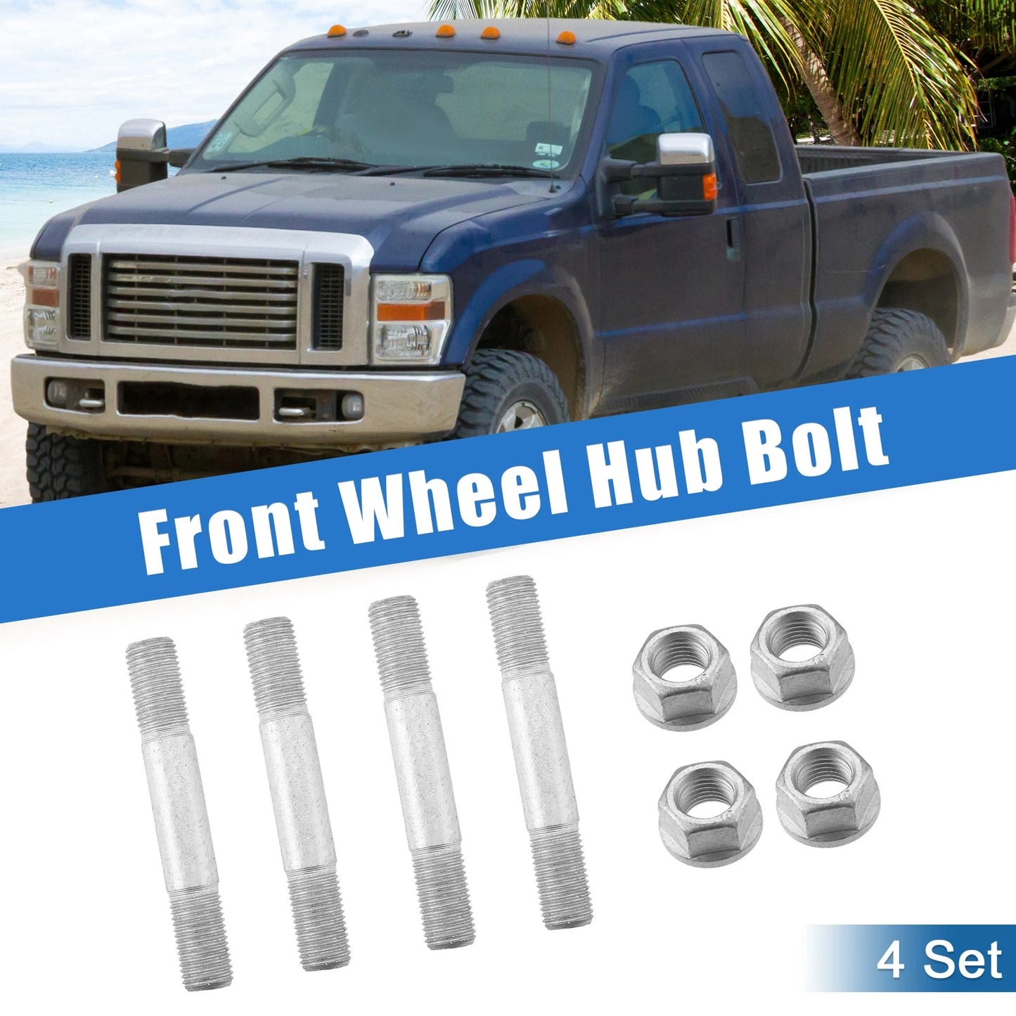 4 x Wheel Hub Mounting Hardware Kit for Ford F250 F350 F450 F550 Excursion