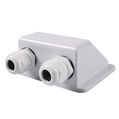 Double Wire Cable Entry Gland Box for Solar Panel Junction RV Caravan Boat