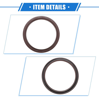 Engine Crankshaft Oil Seal for Toyota 4Runner 2003-2019 (2 x Rubber Seals)