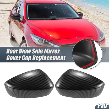 Rearview Mirror Cover Overlay  Carbon Fiber for Mazda 3 (2004-2013)