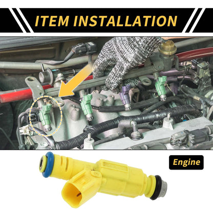 Fuel Injector Nozzle 4 Holes Yellow for Ford Ranger (2004-2006)