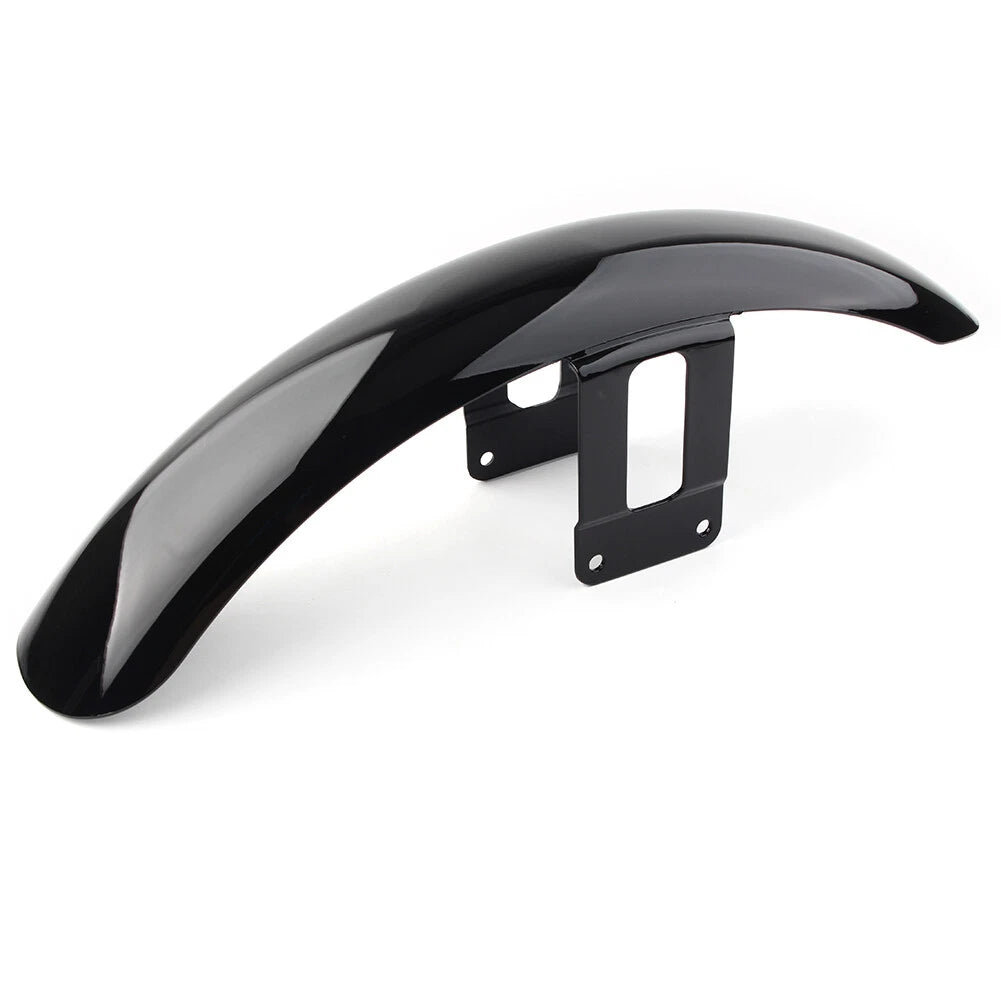 Black Front Fender Mudguard Cover for Harley Sportster 883 1200 (2004-2023)
