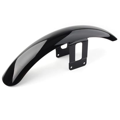 Black Front Fender Mudguard Cover for Harley Sportster 883 1200 (2004-2023)